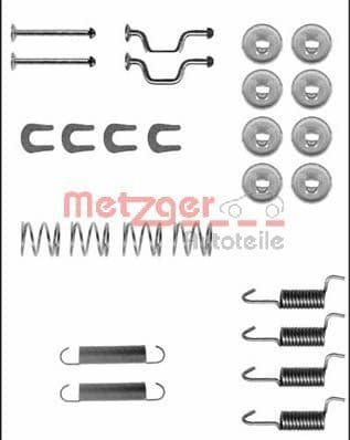 set accesorii, saboti frana parcare METZGER AUTOTEILE 105-0810