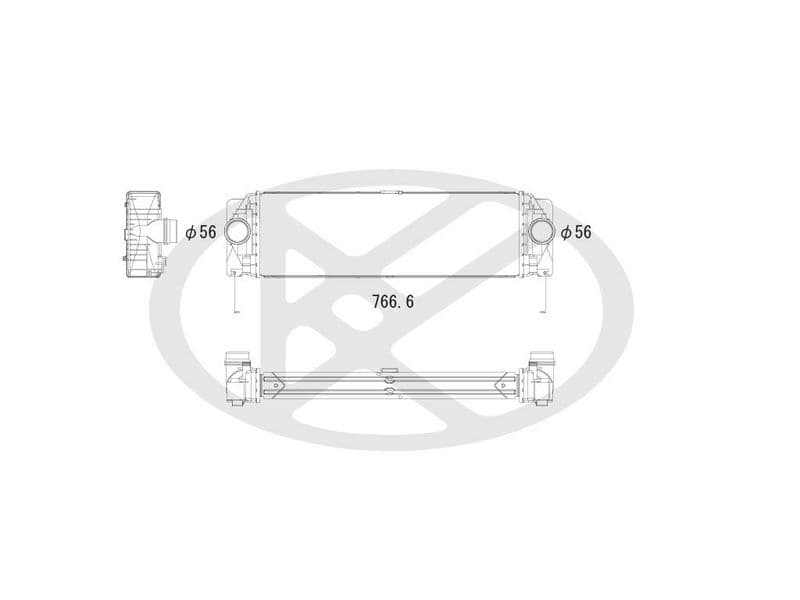 Intercooler, compresor KOYORAD IA410133