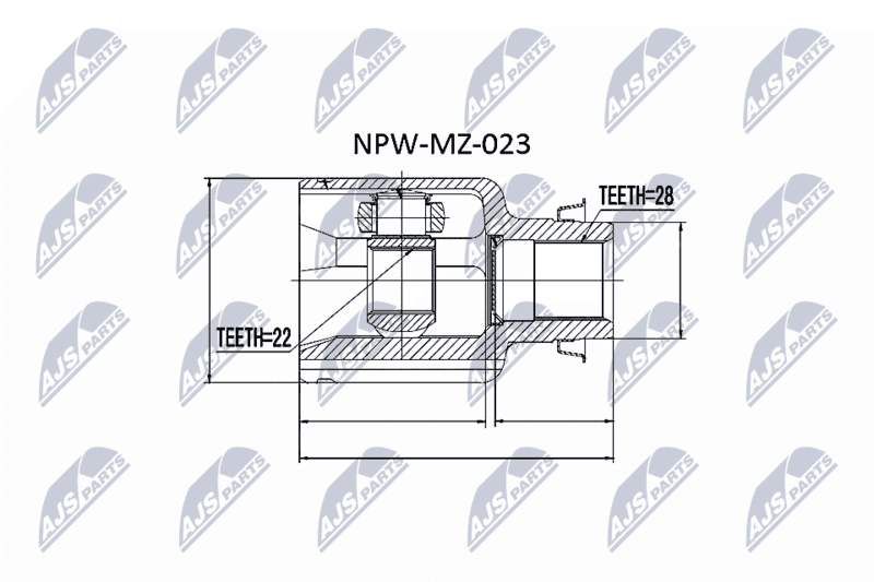 Set articulatie, planetara NTY NPW-MZ-023