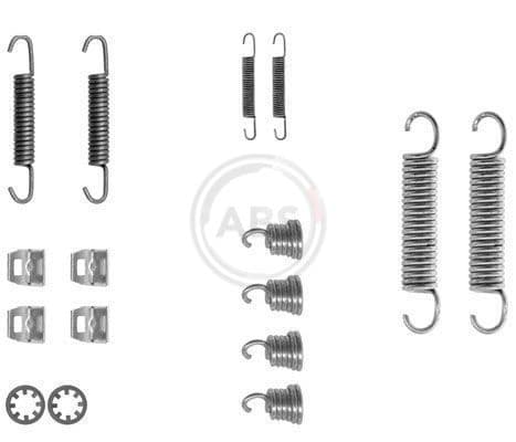 Set accesorii, sabot de frana ABS 0612Q