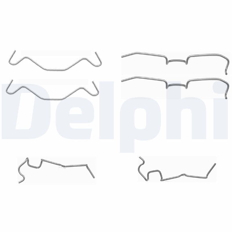 Set accesorii, placute frana DELPHI LX0402