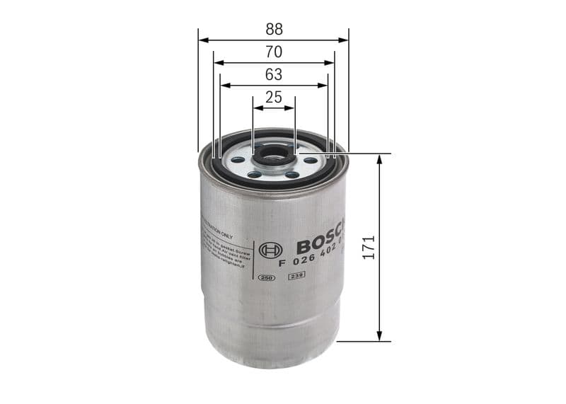 filtru combustibil BOSCH F 026 402 013