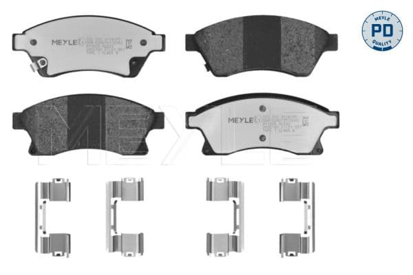 set placute frana,frana disc MEYLE -PD: Advanced performance and design. 025 250 3118/PD