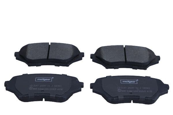 set placute frana,frana disc MAXGEAR 19-3147
