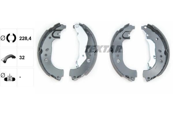 Set saboti frana TEXTAR 91080100
