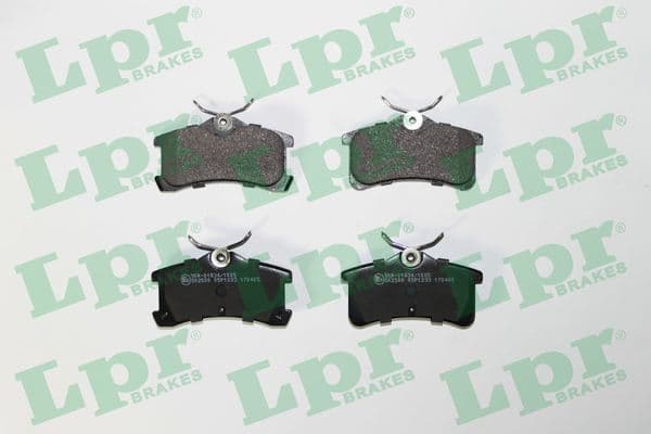set placute frana,frana disc LPR 05P1233