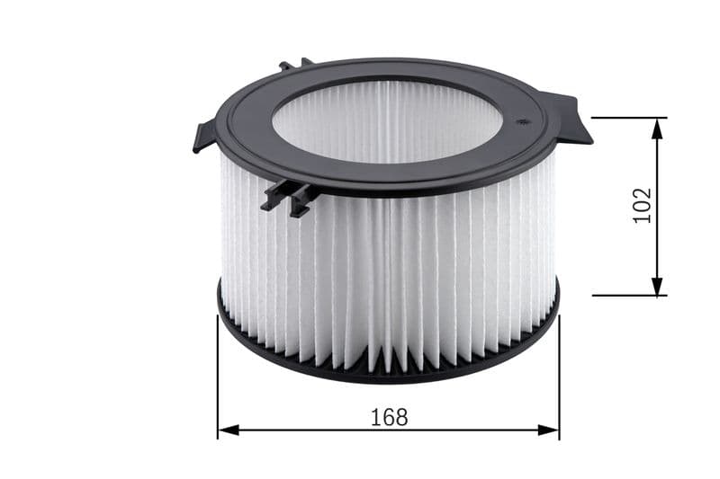 Filtru, aer habitaclu BOSCH 1 987 432 056