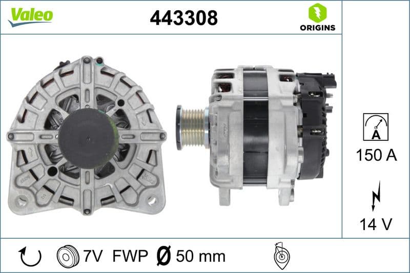 Generator / Alternator VALEO 443308