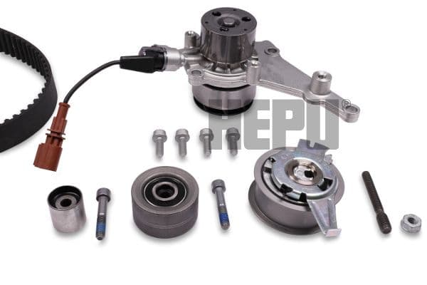 Set pompa apa + curea dintata HEPU PK55020