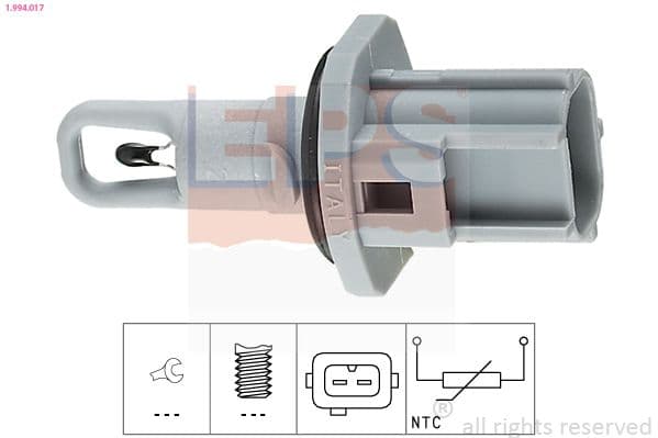 senzor,temperatura aer admisie EPS Made in Italy - OE Equivalent 1.994.017