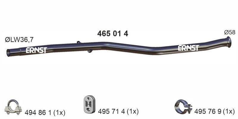 Racord evacuare ERNST 465014