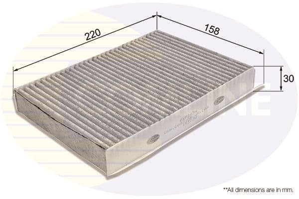 Filtru, aer habitaclu COMLINE EKF343A