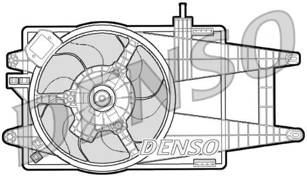 Ventilator, radiator DENSO DER09040