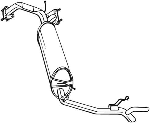 Toba esapament finala BOSAL 282-975