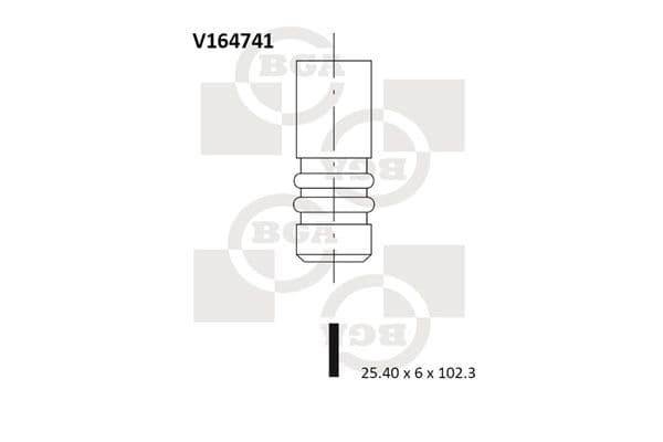 Supapa evacuare BGA V164741