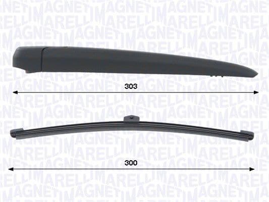 Set stergatoare, curatare parbriz MAGNETI MARELLI 000723180467