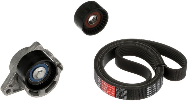 Set curea transmisie cu caneluri GATES Micro-V® K017PK1770