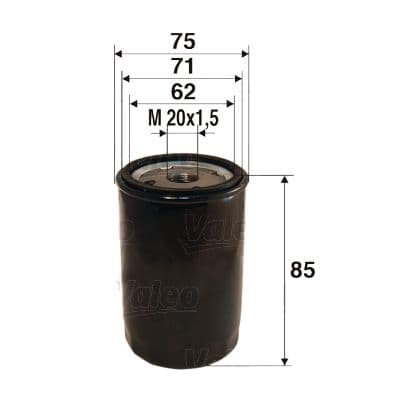 Filtru ulei VALEO 586079