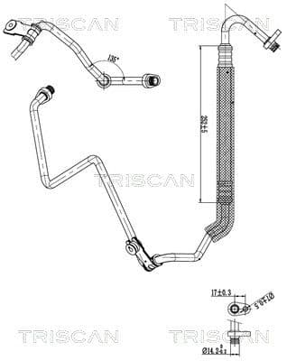 conducta presiune variabila,aer conditionat TRISCAN 9010 28020