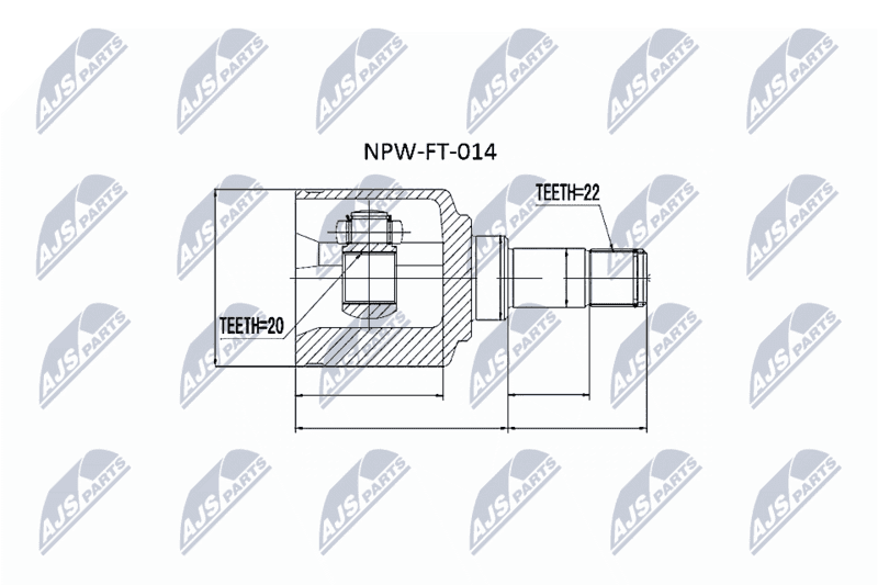 Set articulatie, planetara NTY NPW-FT-014