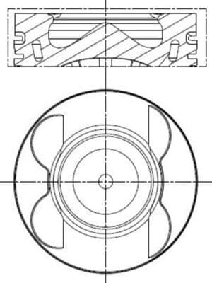 Piston MAHLE 001 PI 00181 002