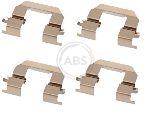 Set accesorii, placute frana ABS 2004Q