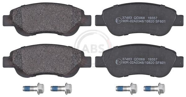 set placute frana,frana disc ABS 37483