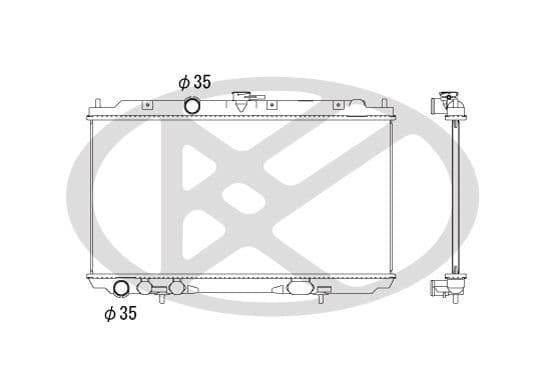 Radiator, racire motor KOYORAD PL021772R