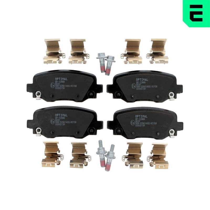 set placute frana,frana disc OPTIMAL BP-12888