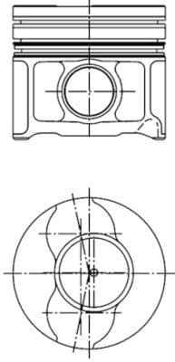 Piston KOLBENSCHMIDT 41795620