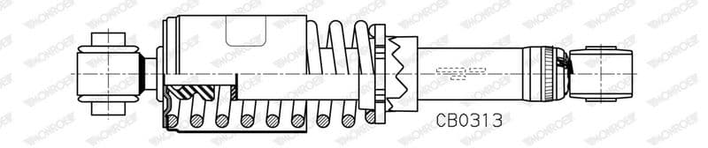 Amortizor, suspensie cabina MONROE MAGNUM Cabin CB0313