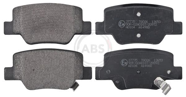 set placute frana,frana disc ABS 37735