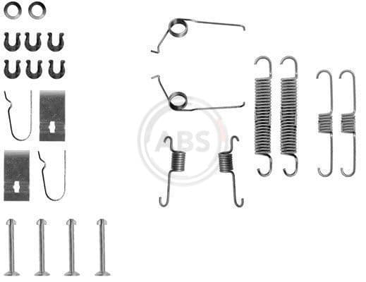Set accesorii, sabot de frana ABS 0693Q