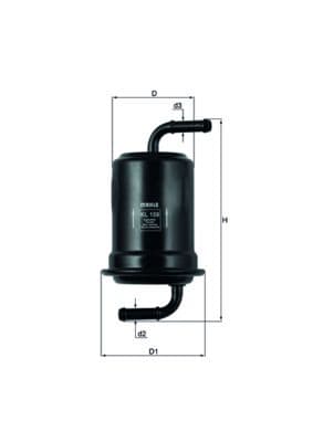 filtru combustibil MAHLE KL 159