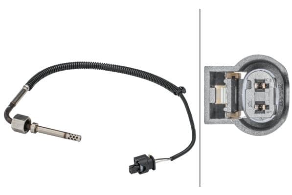Senzor, temperatura gaze evacuare HELLA 6PT 358 181-441