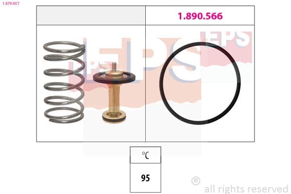 termostat,lichid racire EPS 1.879.957