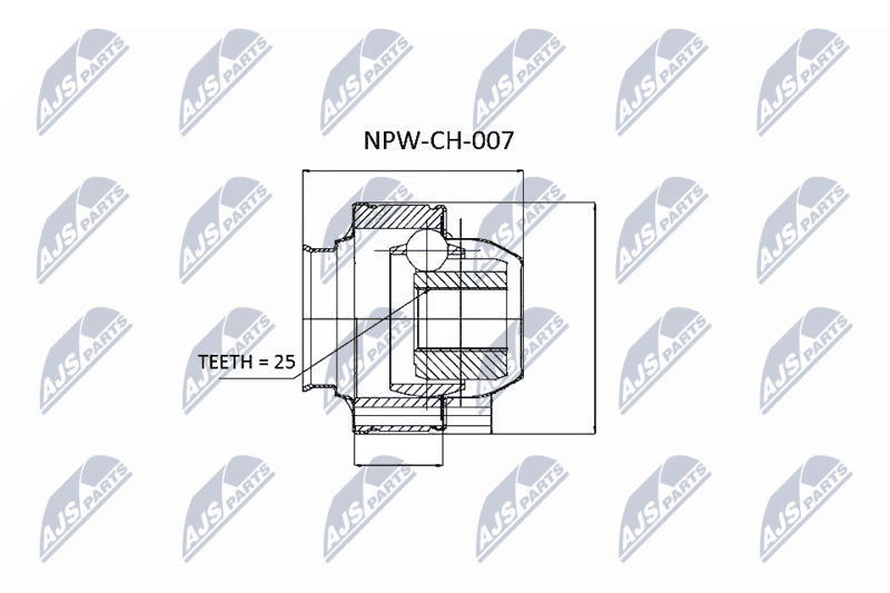 Set articulatie, planetara NTY NPW-CH-007