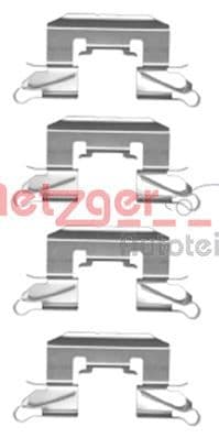 Set accesorii, placute frana METZGER AUTOTEILE 109-1772
