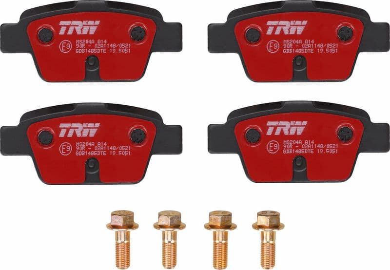 set placute frana,frana disc TRW DTEC COTEC GDB1485DTE