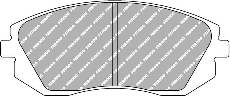 set placute frana,frana disc FERODO FDS1639