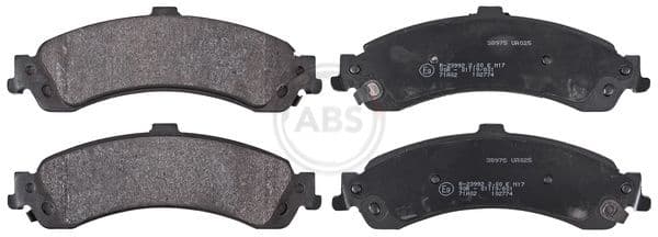 set placute frana,frana disc ABS 38975