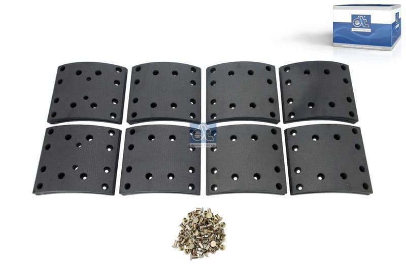 Set garnituri de frictiune, frana tambur DT Spare Parts 7.92422