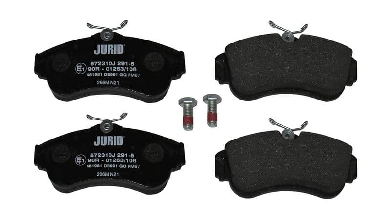 set placute frana,frana disc JURID 572310J