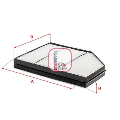 Filtru, aer habitaclu SOFIMA S 3453 C