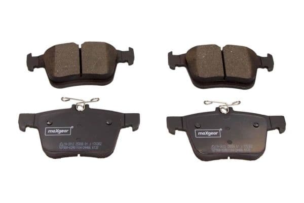 set placute frana,frana disc MAXGEAR 19-3012
