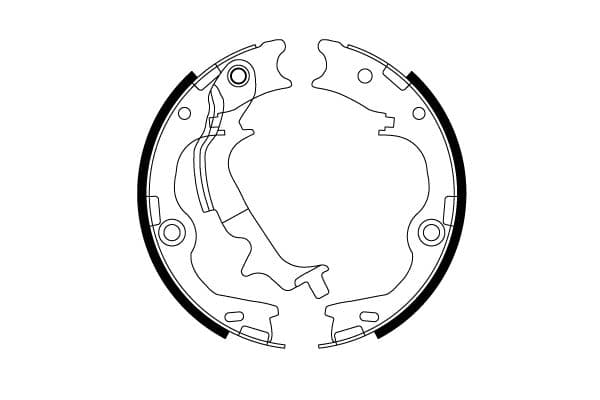Set saboti frana, frana de mana TRW GS8817