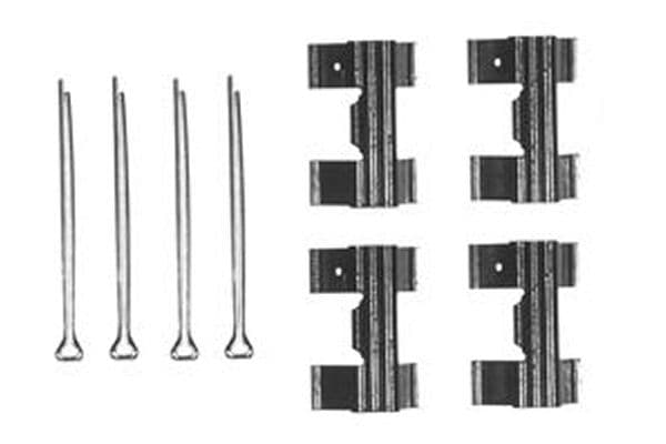 Set accesorii, placute frana TRW PFK131