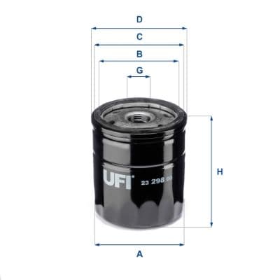 Filtru ulei UFI 23.298.00