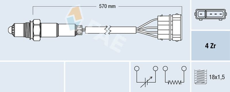 Sonda Lambda FAE 77239
