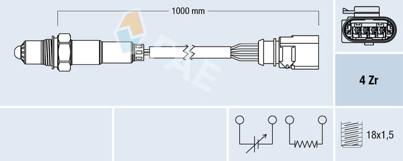 Sonda Lambda FAE 77459